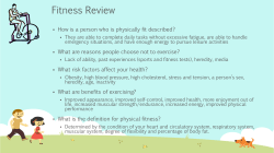 Health Related Fitness Components Powerpoint