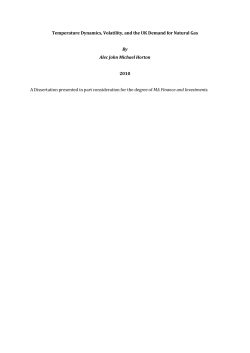 Temperature Dynamics and the UK Demand for Natural Gas