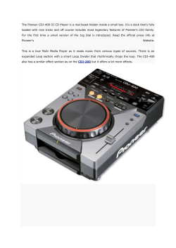 The Pioneer CDJ-400 DJ CD Player is a real beast - Bax-shop