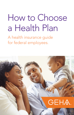 How to Choose a Health Plan