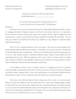 individual and social choice