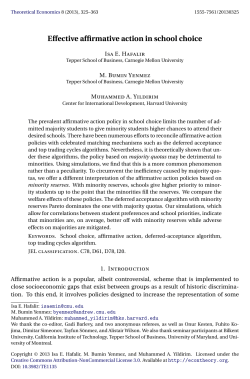 Effective Affirmative Action in School Choice