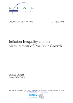 Inflation Inequality and the Measurement of Pro-Poor Growth