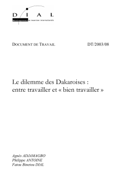 Le dilemme des Dakaroises : entre travailler et &laquo;bien travailler&raquo;
