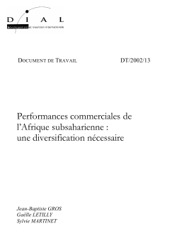 Performances commerciales de l'Afrique subsaharienne : une diversification n&eacute;cessaire