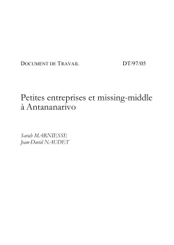 Petites entreprises et Missing-Middle