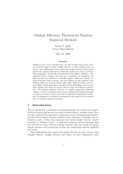 "Ockham Efficiency Theorem for Random Empirical Methods"