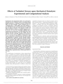 Effects of turbulent stresses on mechanical hemolysis