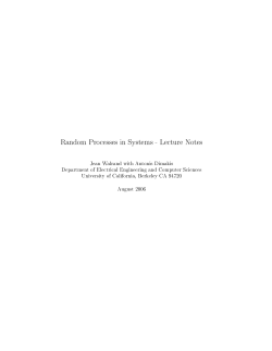 Random Processes in Systems