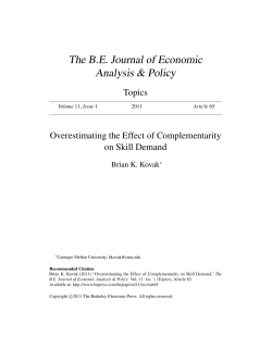 Overestimating the Effect of Complementarity on Skill Demand