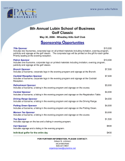 Sponsorships
