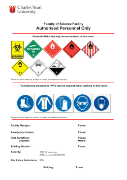 Faculty of Science Door Sign