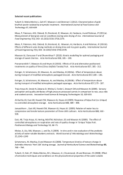 Prof Mawson's publications