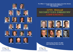 12th Annual Securities Industry Conference