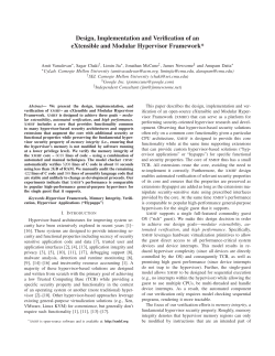 extensible hypervisors