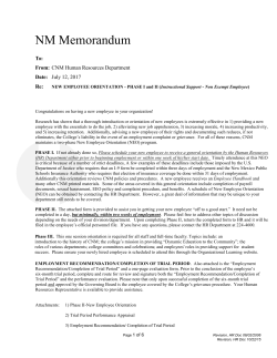 Non-Exempt Instructional Support Trial Period Completion Form - 12 month