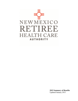 Retiree Health Care Summary Guide Booklet