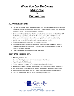 Flexible Spending Online Features Guide