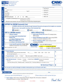 Fill out the Pledge Form