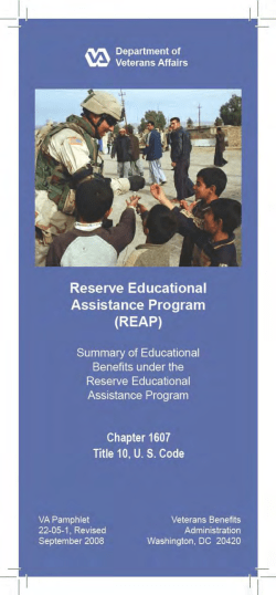 REAP pamphlet.