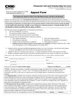 Appeal Form