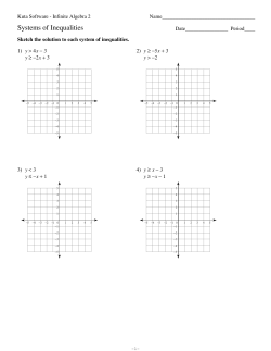 Systems of two linear inequalities