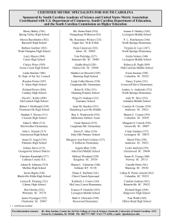 List of Certified Metric Specialists