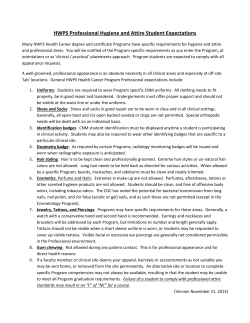 Professional Attire Policy