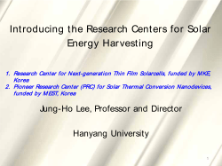 Silicon Wired Photovoltaics and Thermoelectrics