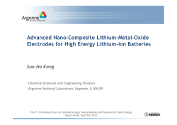 Advanced Nano-Composite Lithium-Metal-Oxide Electrodes for High Energy Lithium-Ion Batteries