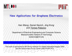 New Application for Graphene Electronics