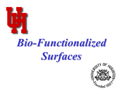 Biofunctionalized Surfaces