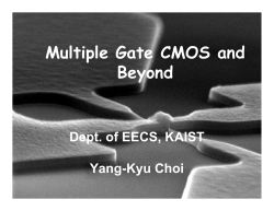Multiple Gate CMOS and Beyond