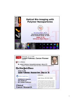 Optical Bio-Imaging with Polymer Nanoparticles