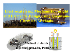 Electrocatalysis: Mechanistic Insight and Electrode Design using Quantum-Chemical Methods