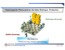 Nanocomposite Photocatalysts for Solar Hydrogen Production
