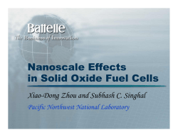 Nanoscale Effects in Solid Oxide Fuel Cells