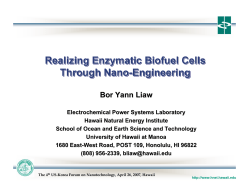 Realizing enzymatic biofuel cells though nano-engineering