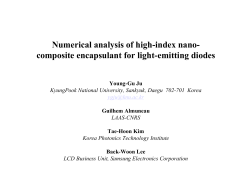 Numerical Analysis of High-Index Nano-Composite Encapsulant for Light-Emitting Diodes