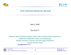 Zn O nanorods, heterostructures and nanodevices