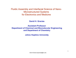 Fluidic Assembly and Interfacial Science of Nanoscale Devices for Electronics and Medicine