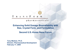 High Throughput Experimental Applications to Pharmaceutical Development