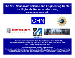 Nanomanufacturing Through Directed Assembly of Nanoelements