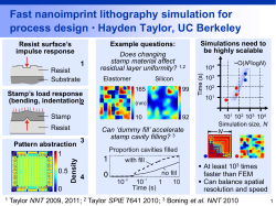 Computationally inexpensive simulation and modeling for future lithography processes