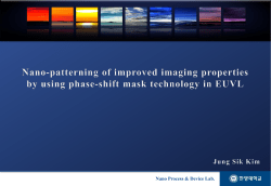Nano-patterning of improved imaging properties by using phase-shift mask technology in EUVL