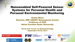 Nanoenabled Self-Powered Sensor Systems for Health and Environmental Monitoring