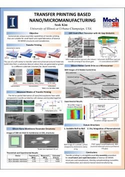 Transfer Printing-based Nano/Micromanufacturing