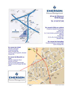 Itin&eacute;raire/Plan d'acc&egrave;s