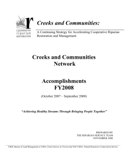 2008 Accomplishment Report