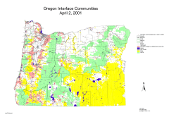 Attachment 5 - Map of Oregon Showing General Application Area